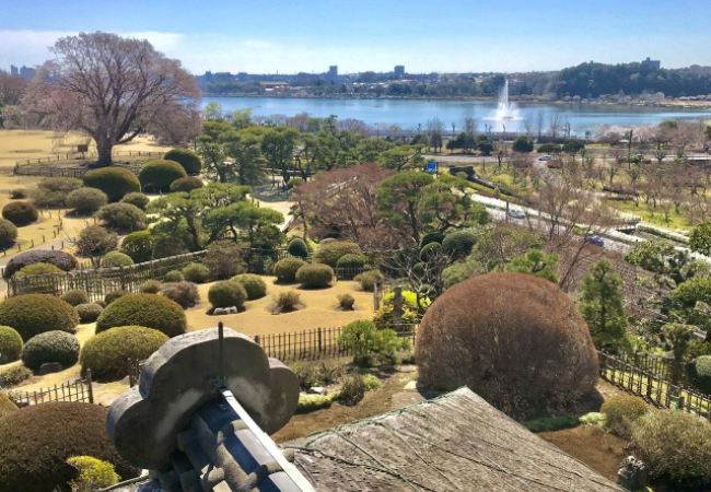 偕楽園と千波湖