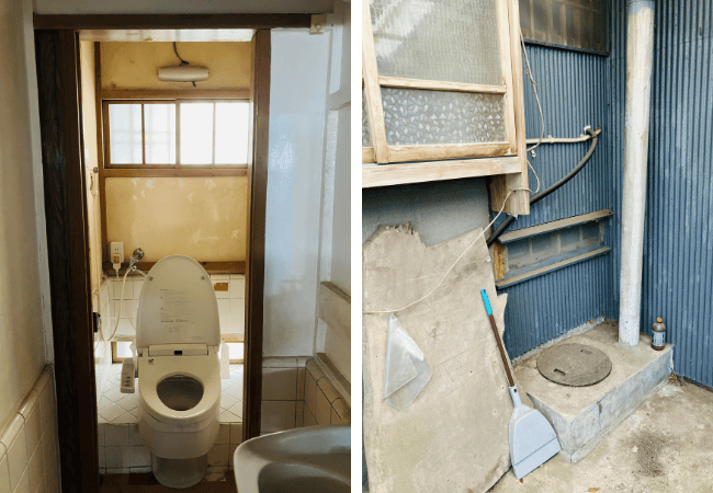 汲み取り式トイレ