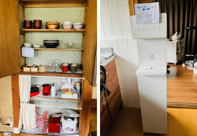 食器とウォーターサーバー